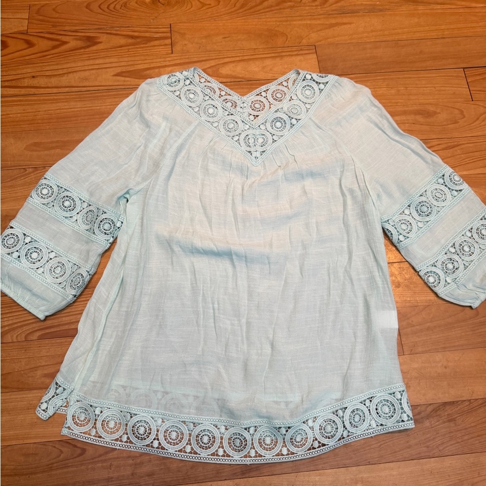 Mint Green Blouse